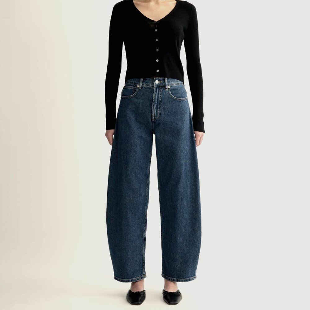 Everlane Women's Way-High® Curve Jean in Ocean, Size 29, Cotton